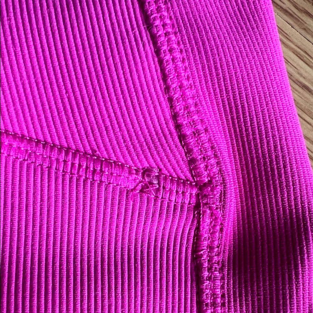 Spyder Hot Pink High-Waist Bike Shorts - Picture 5 of 6